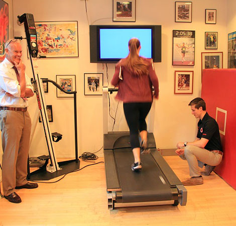 Lady on Treadmill